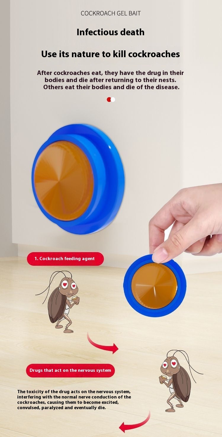 Household Pet Pregnant Mom And Baby Non-toxic Killing Whole Nest Kitchen Cockroach Stick 10 PCS