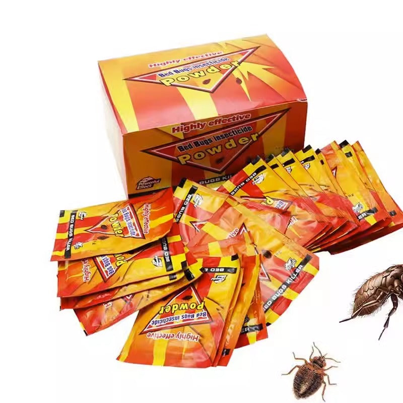 Insect Killer Powder – 50 Sachets 10g Bed Bug Killer Insecticide Household Insect Repellent