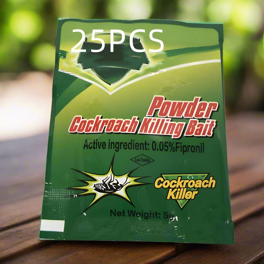 SHINEBOX Effective Cockroach Bait Powder for Pest Control 25PCS
