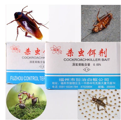 SHINEBOX Cockroach Killer Bait for effective use as a household insecticide for roaches