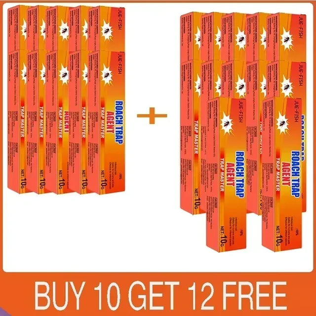 SHINEBOX Cockroach Killing Gel and Traps Bundle for Effective Pest Control Solutions