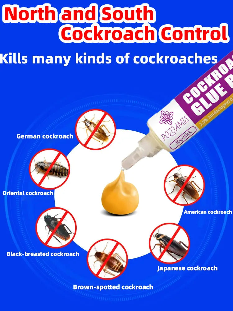 SHINEBOX Chinese roach poison in a tube for effective cockroach control and termination