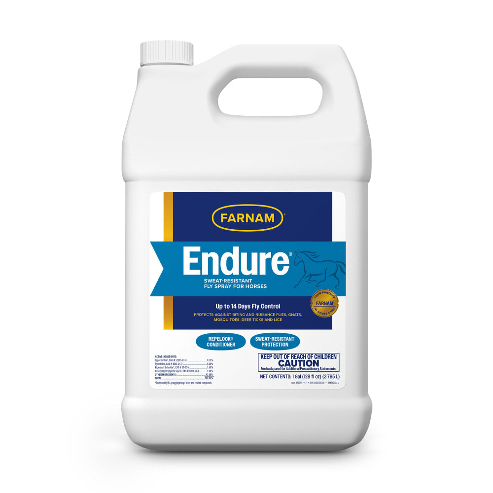Farnam Endure Sweat-Resistant Fly Spray for Horses – Gallon