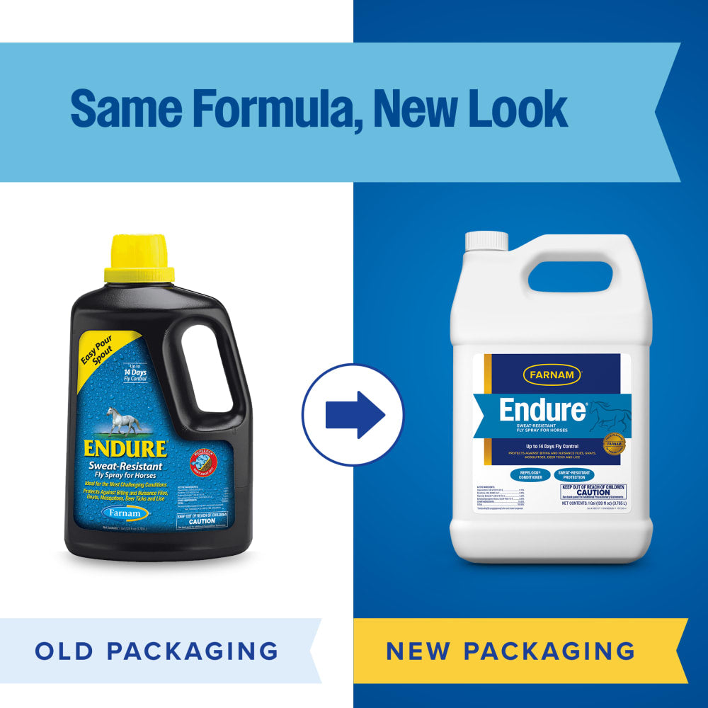 Farnam Endure Sweat-Resistant Fly Spray for Horses – Gallon