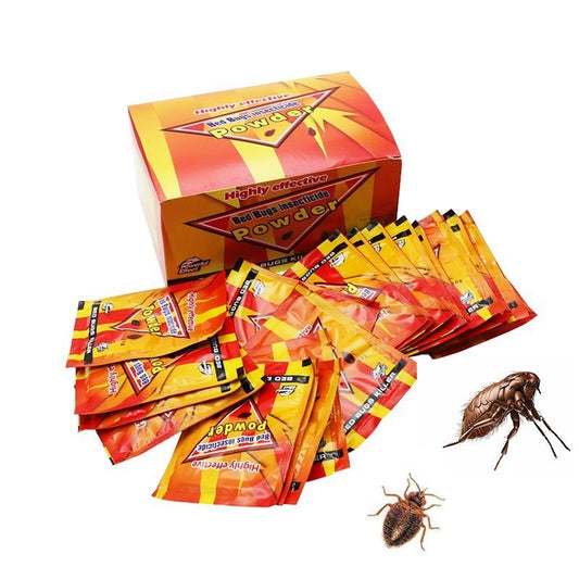 Insect Killer Powder – 50 Sachets 10g Bed Bug Killer Insecticide Household Insect Repellent