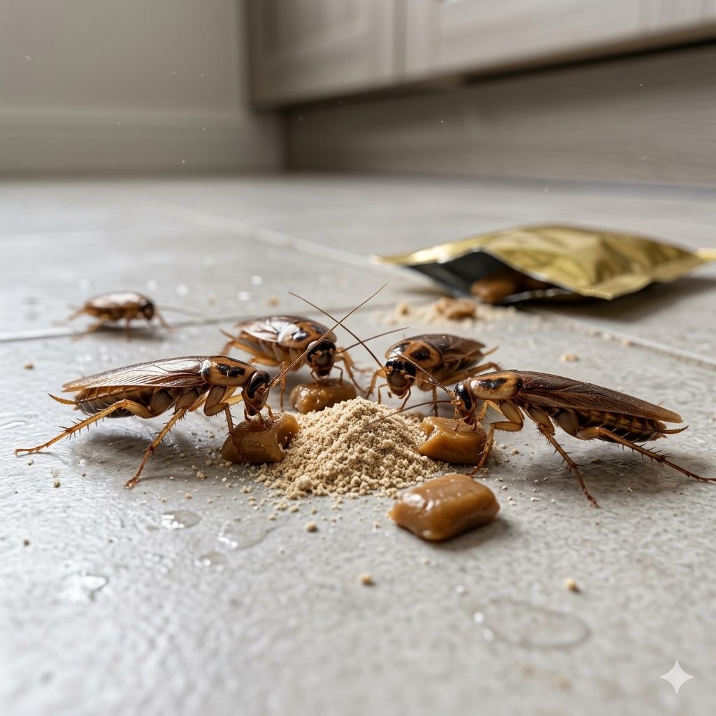 Fine cockroach killer powder applied as indoor insecticide for roaches
