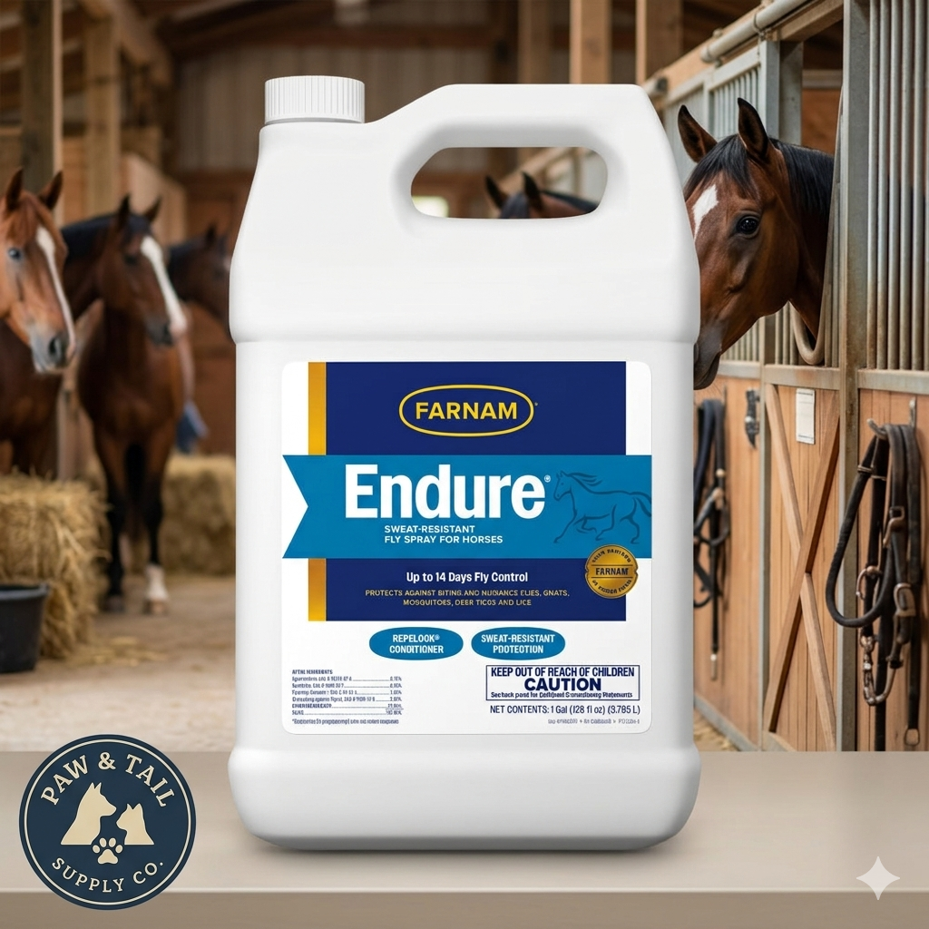 Farnam Endure Sweat-Resistant Fly Spray for Horses – Gallon