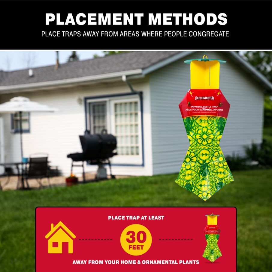 Catchmaster Japanese Beetle Hanging Trap – Dual Lure System