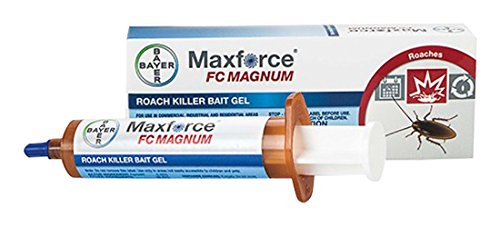 Bayer Maxforce FC Magnum Roach Killer Bait Gel in a syringe packaging for effective pest control