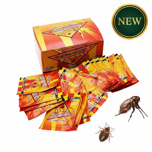 SHINEBOX bed bug killer powder, 20 sachets, effective solution for eliminating bed bugs at home