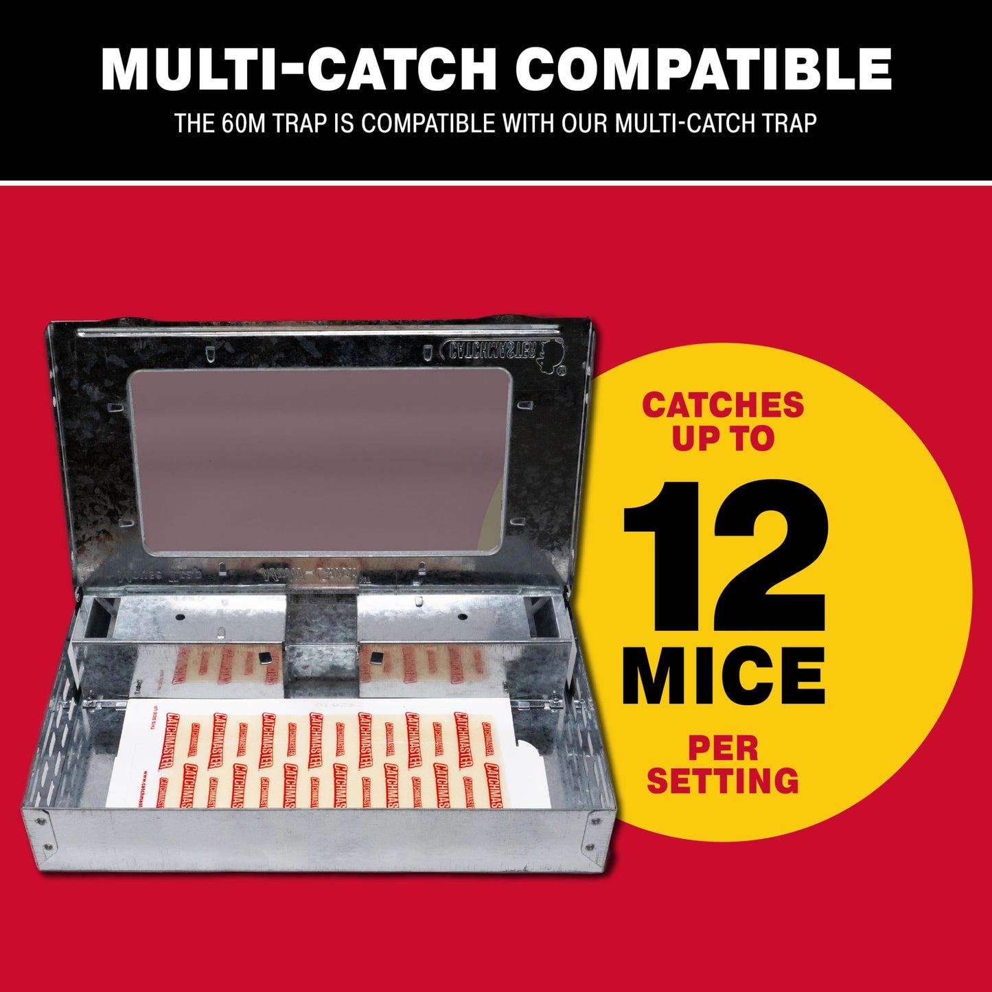 SHINEBOX Multi-Catch Roach Motel Gif with Capacity to Catch 12 Mice at Once
