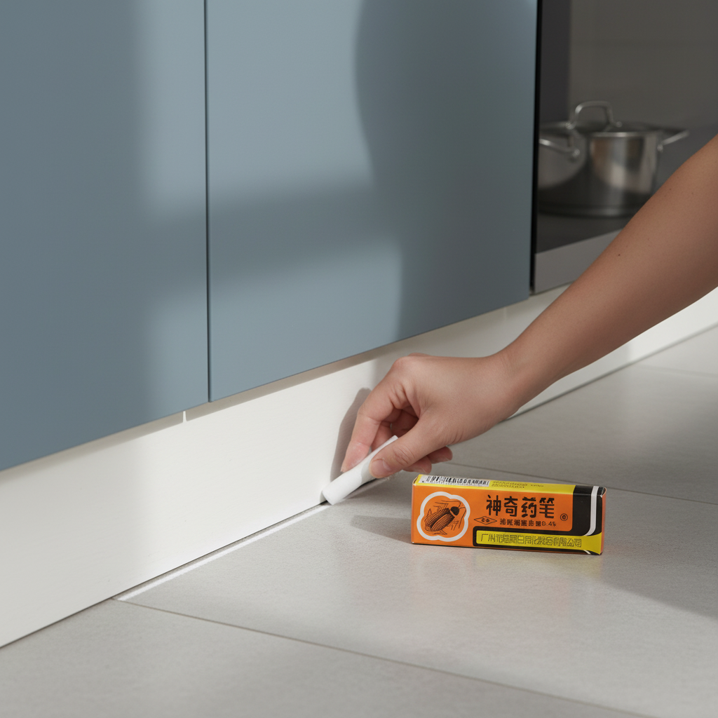 Chinese chalk for roaches, effective pest control for home use, easy application along edges