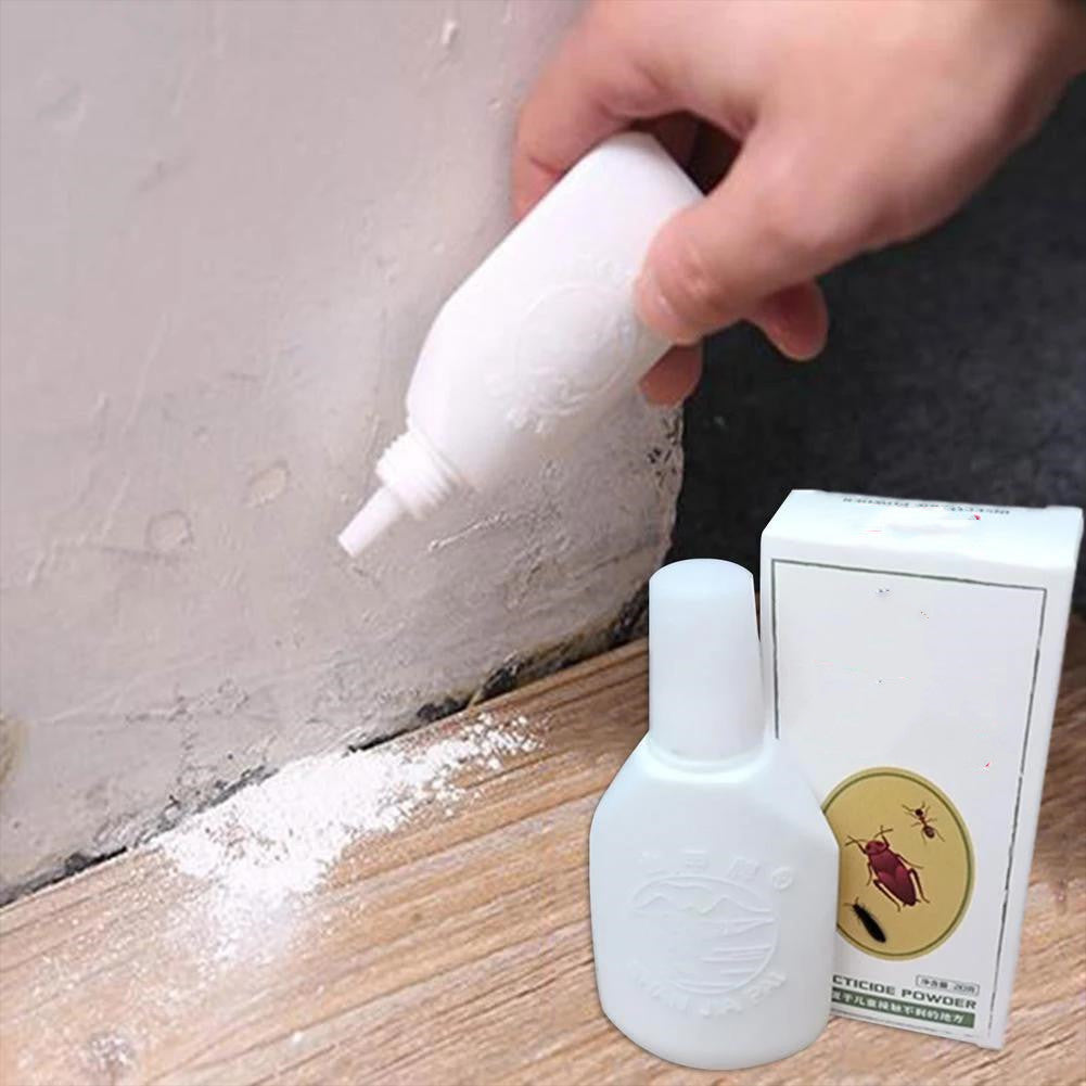 SHINEBOX Chinese cockroach powder application near baseboard for effective pest control