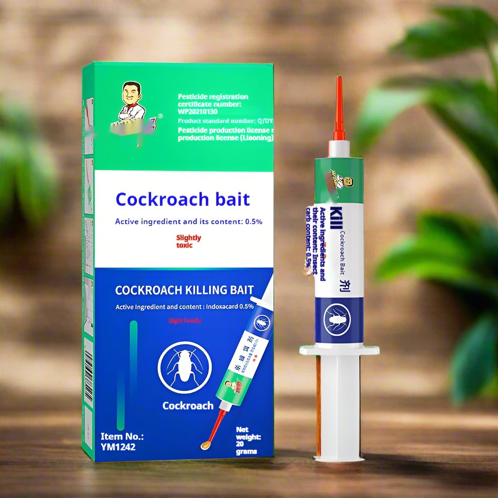 SHINEBOX Cockroach Bait Gel for Home in a syringe with high mortality rates for effective pest control