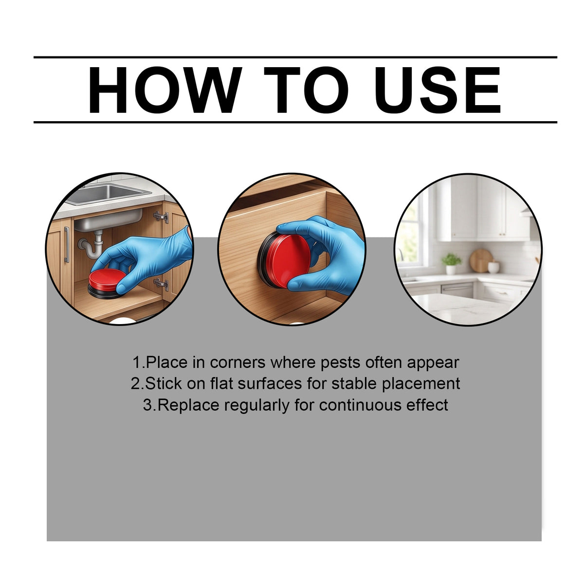 Cockroach Gel Bait Stations for effective indoor pest control and easy application
