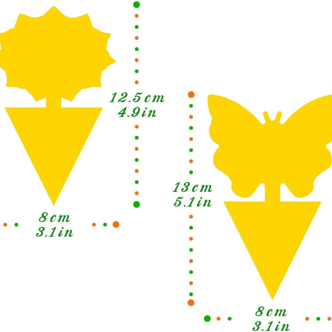 SHINEBOXX fly and fruit fly trap with vibrant yellow design for effective indoor pest control