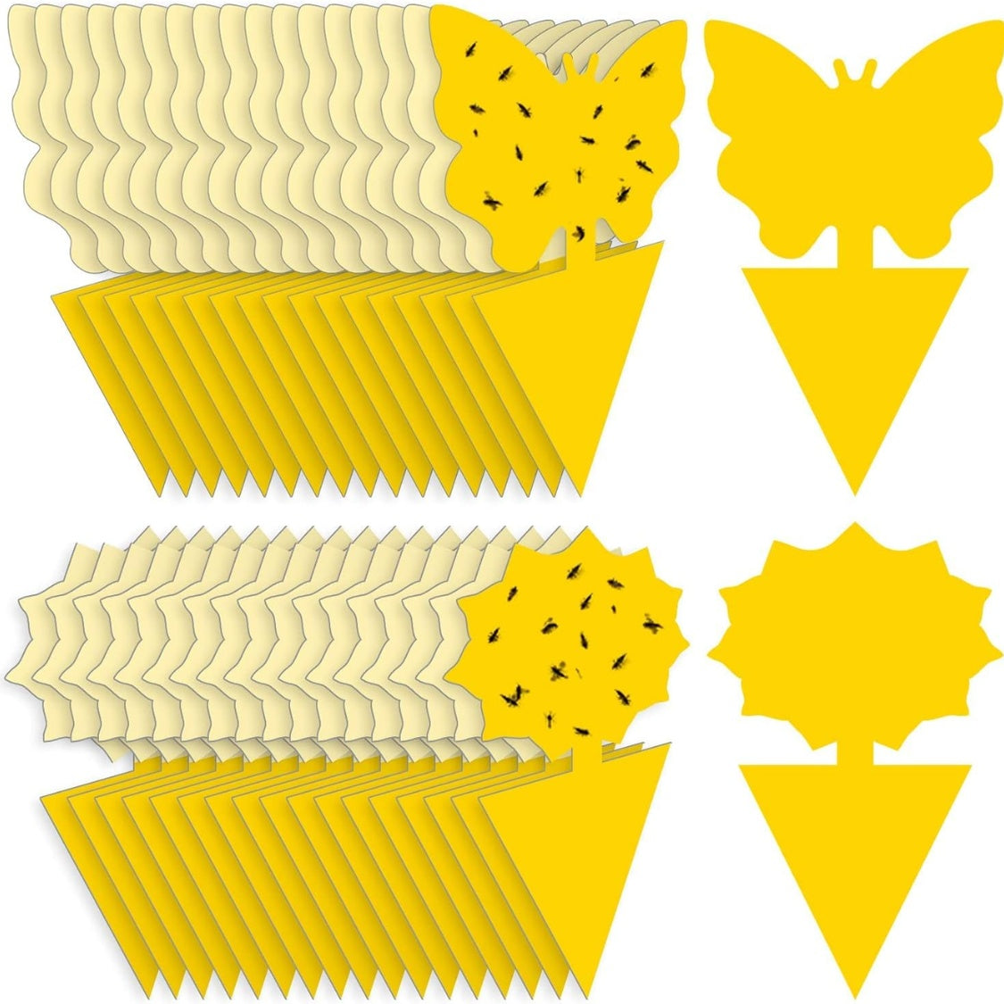 SHINEBOXX fly and fruit fly trap — yellow sticky traps for effective insect control indoors and outdoors