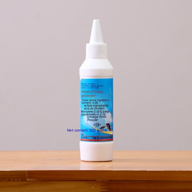 SHINEBOX insecticidal powder bottle for effective pest control, featuring Chinese cockroach powder for easy application