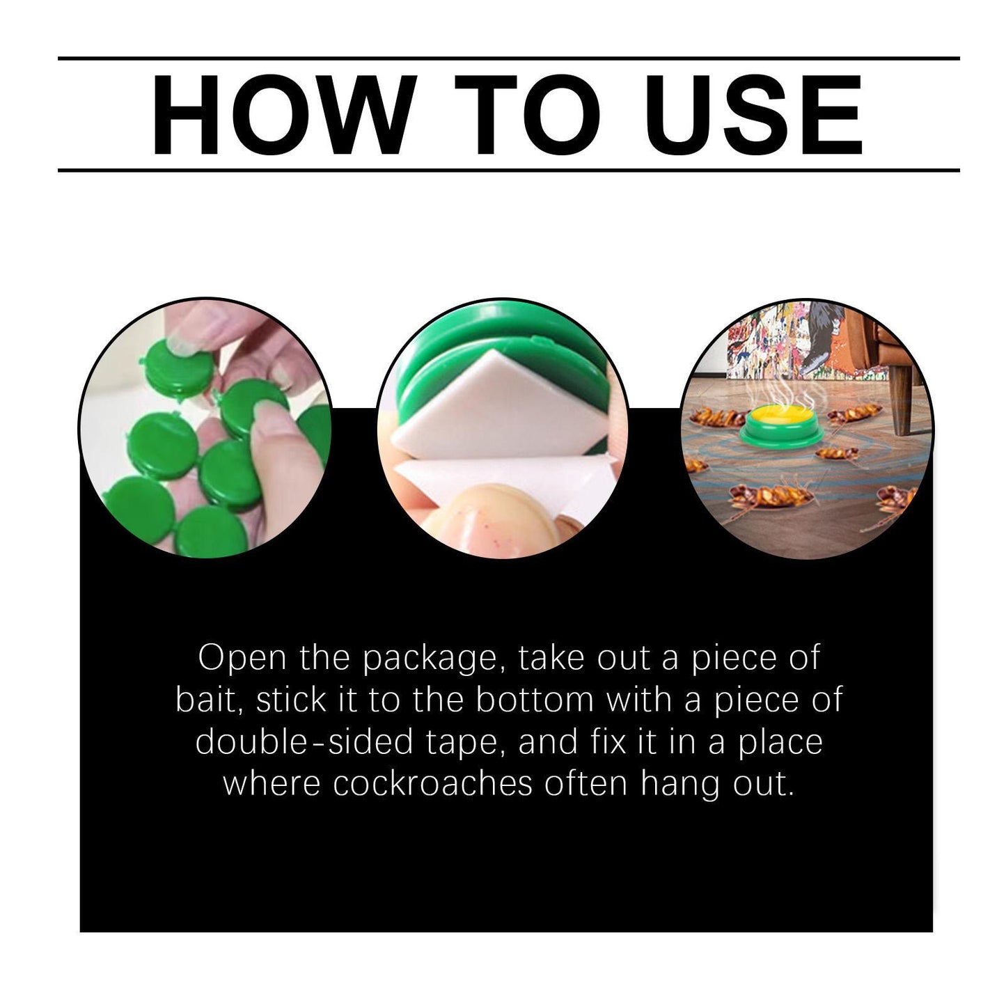 How to use cockroach killer sticker with instructions for effective pest control