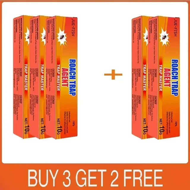 SHINEBOX Cockroach Killing Gel, pack of five, effective roach control for home use