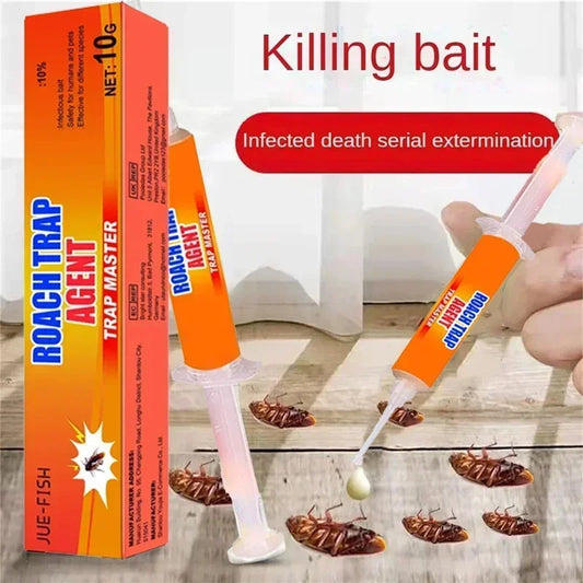 SHINEBOX Cockroach Killing Gel in syringe packaging, ideal for effective pest control against roaches