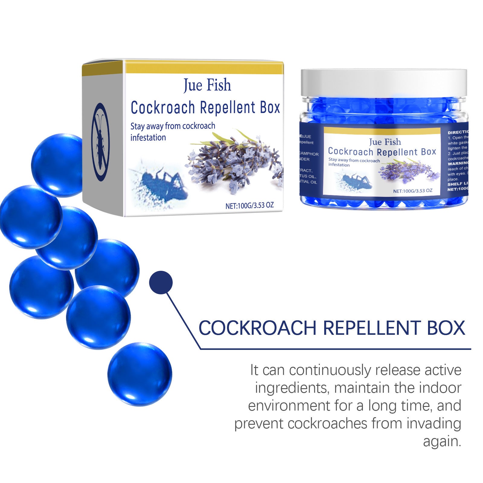 SHINEBOX natural cockroach repellent box with effective ingredients for pest control and prevention