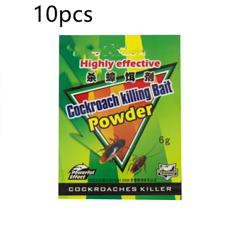 Catchmaster cockroach killing bait powder, 10 pieces, effective insecticide powder for cockroaches