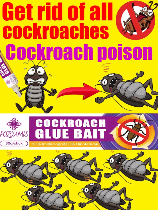SHINEBOX Chinese roach poison glue bait in colorful packaging to eliminate cockroaches effectively