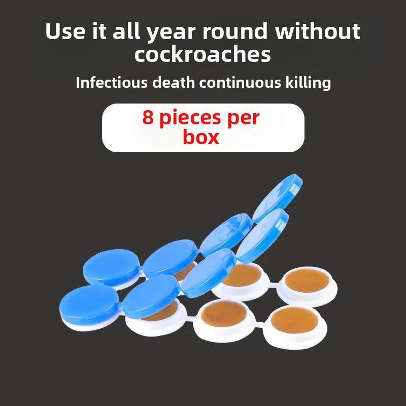 SHINEBOX Cockroach Killer Sticker box containing 8 pieces for year-round pest control