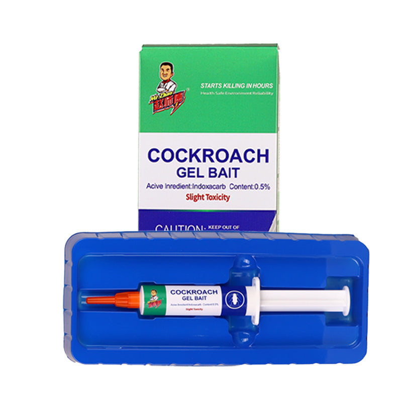 SHINEBOX Cockroach Gel Bait in syringe form, effective paste for cockroaches with slight toxicity